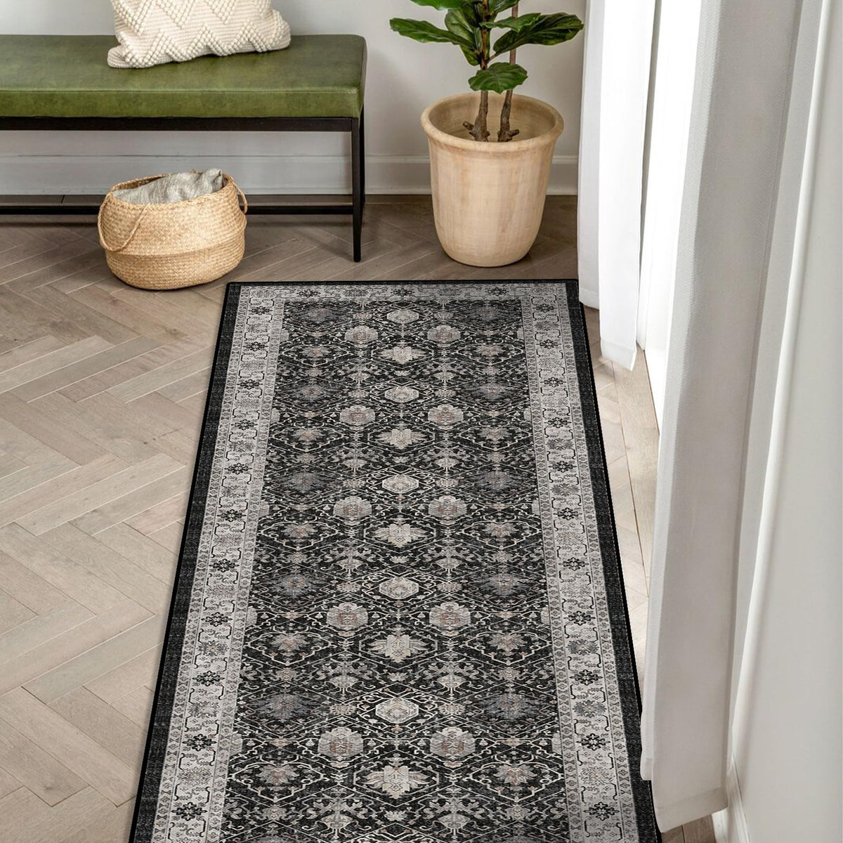 Hallway Washable Runner Rug