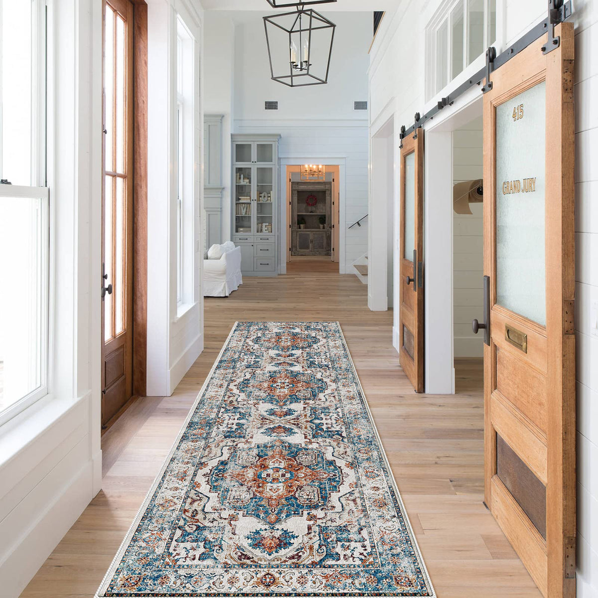 Hallway Washable Runner Rug