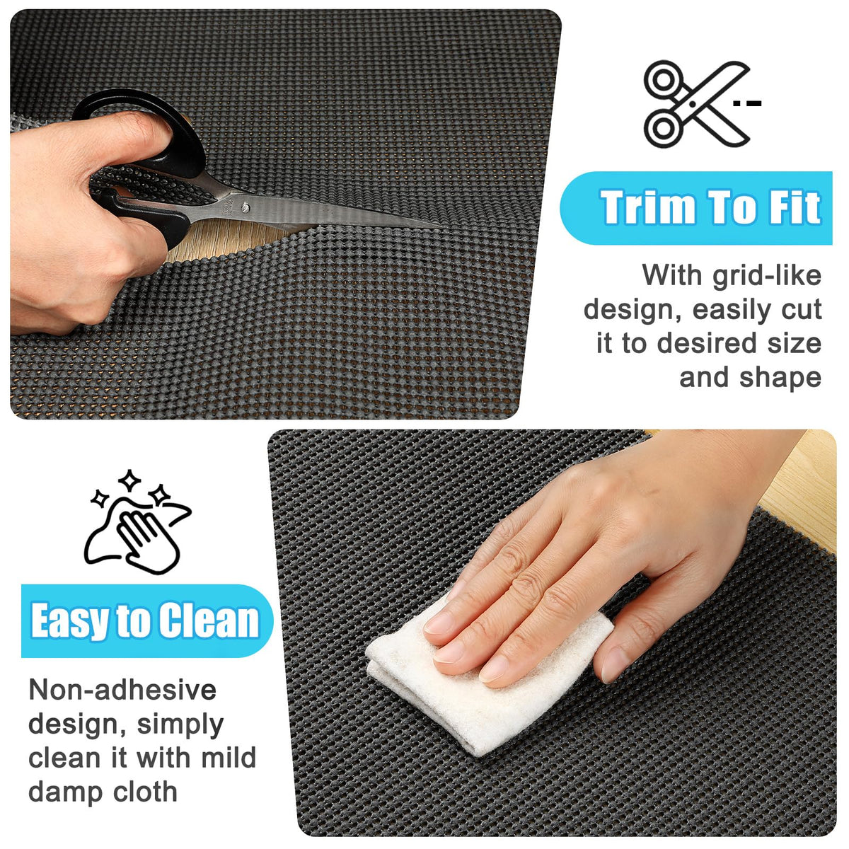 Non Slip Shelf Cabinet and Drawer Liner