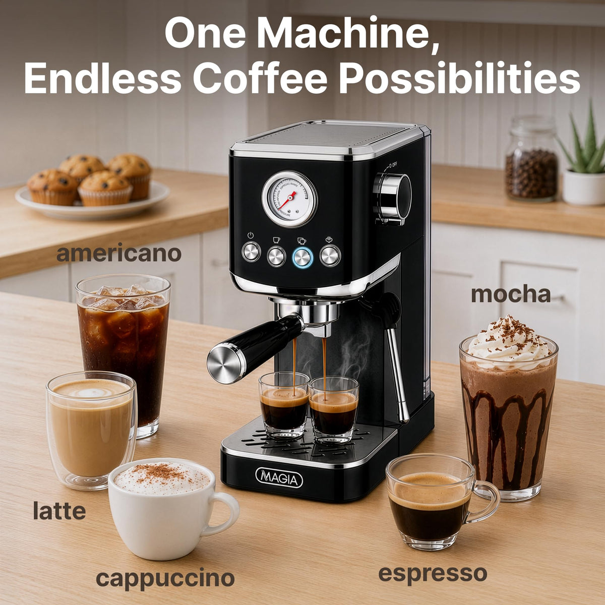 Magia Compact Espresso Machine