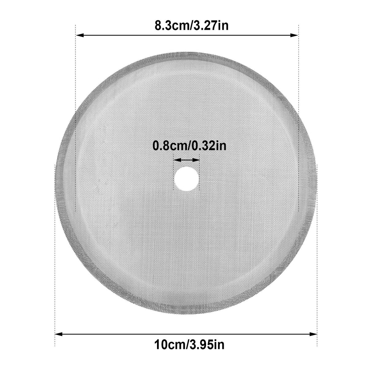 18 Packs French Press Replacement Cafetiere Filter Mesh Screen Coffee French Press Filters (18 Count)