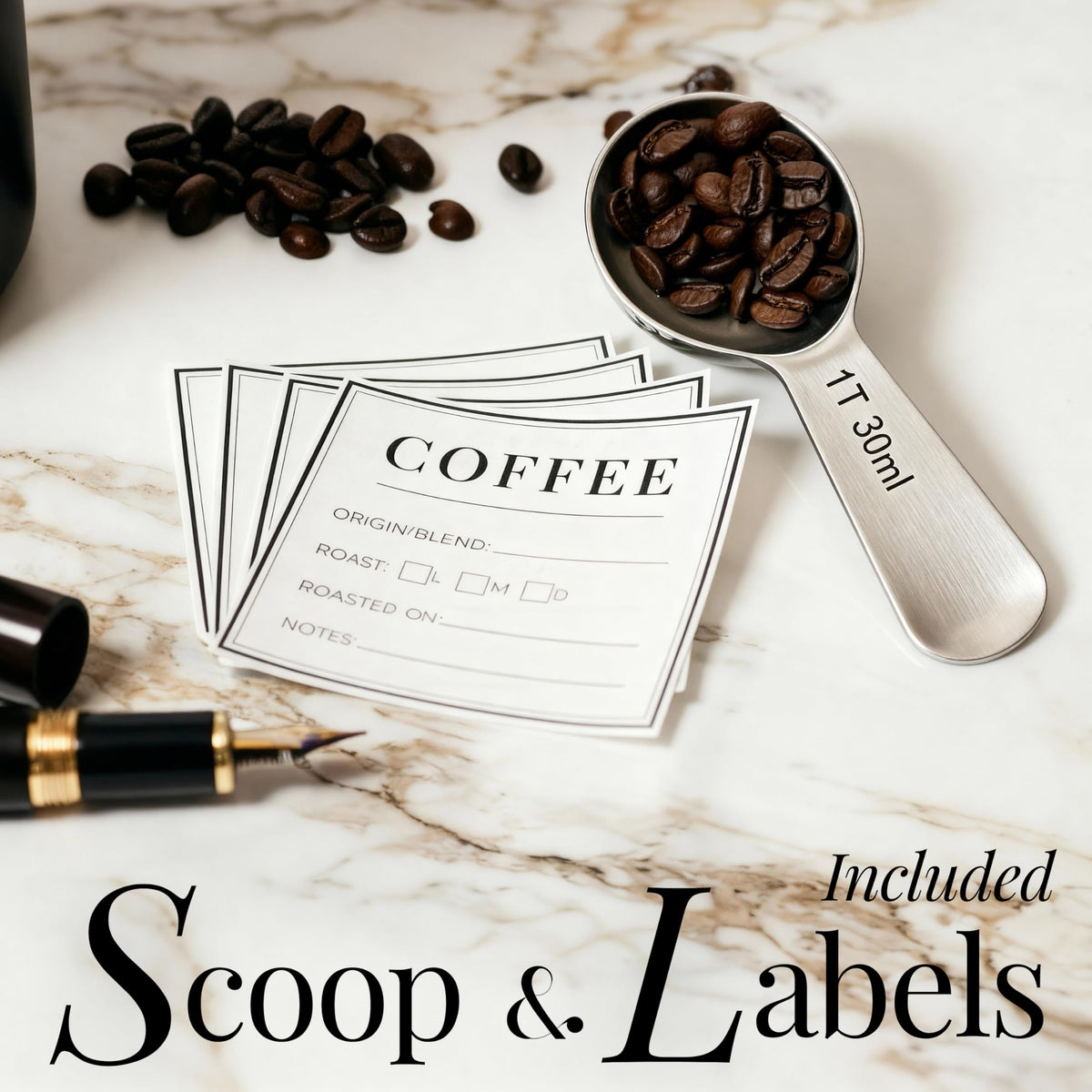 Coffee Bean Storage Container Set (2 Count)