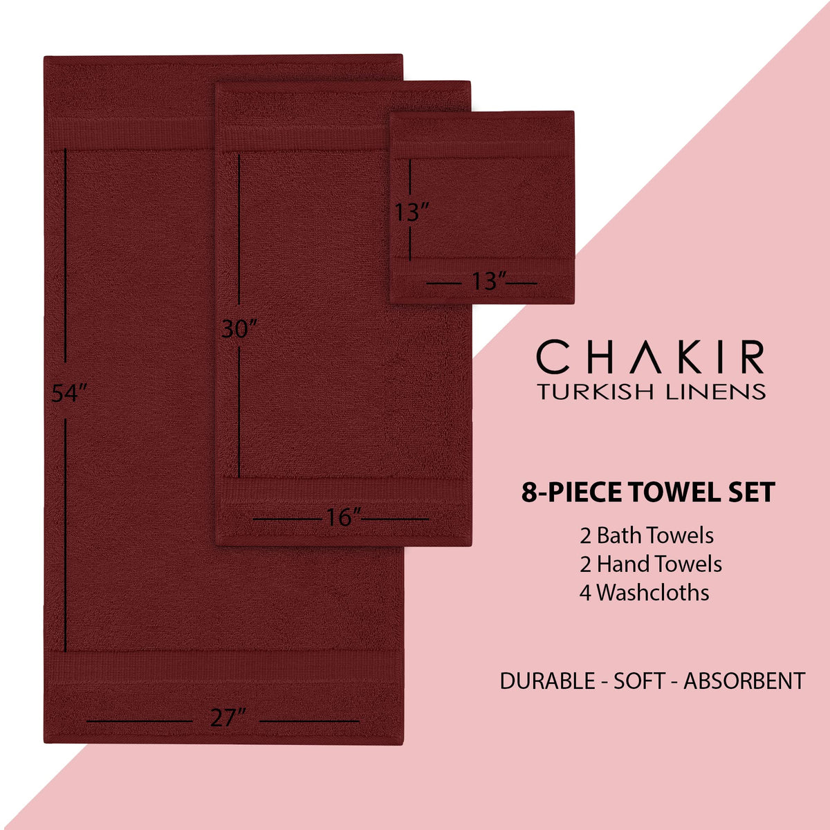 Hotel & Spa Quality 100% Cotton Premium Turkish Towels