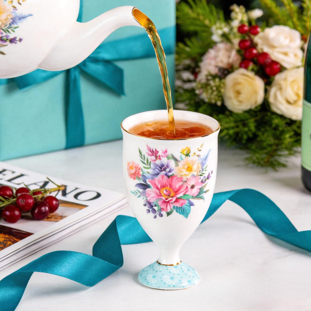 Bone China Coffee Mugs (2 Count)