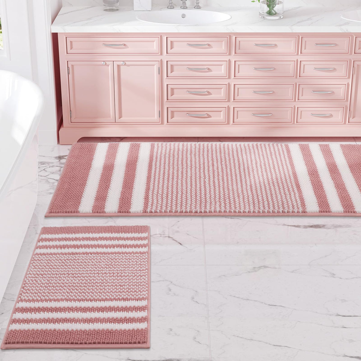 Bathroom Rugs Sets 2 Piece (9.2 Sq Ft)