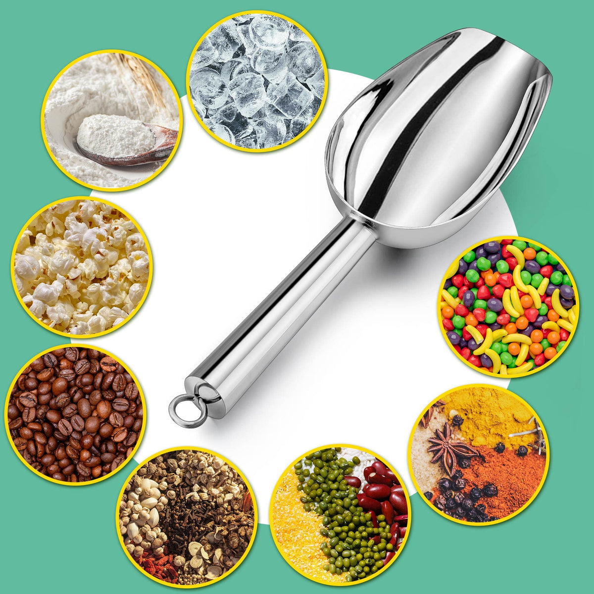 Small Ice Scoop Set of 8 (8 Count)