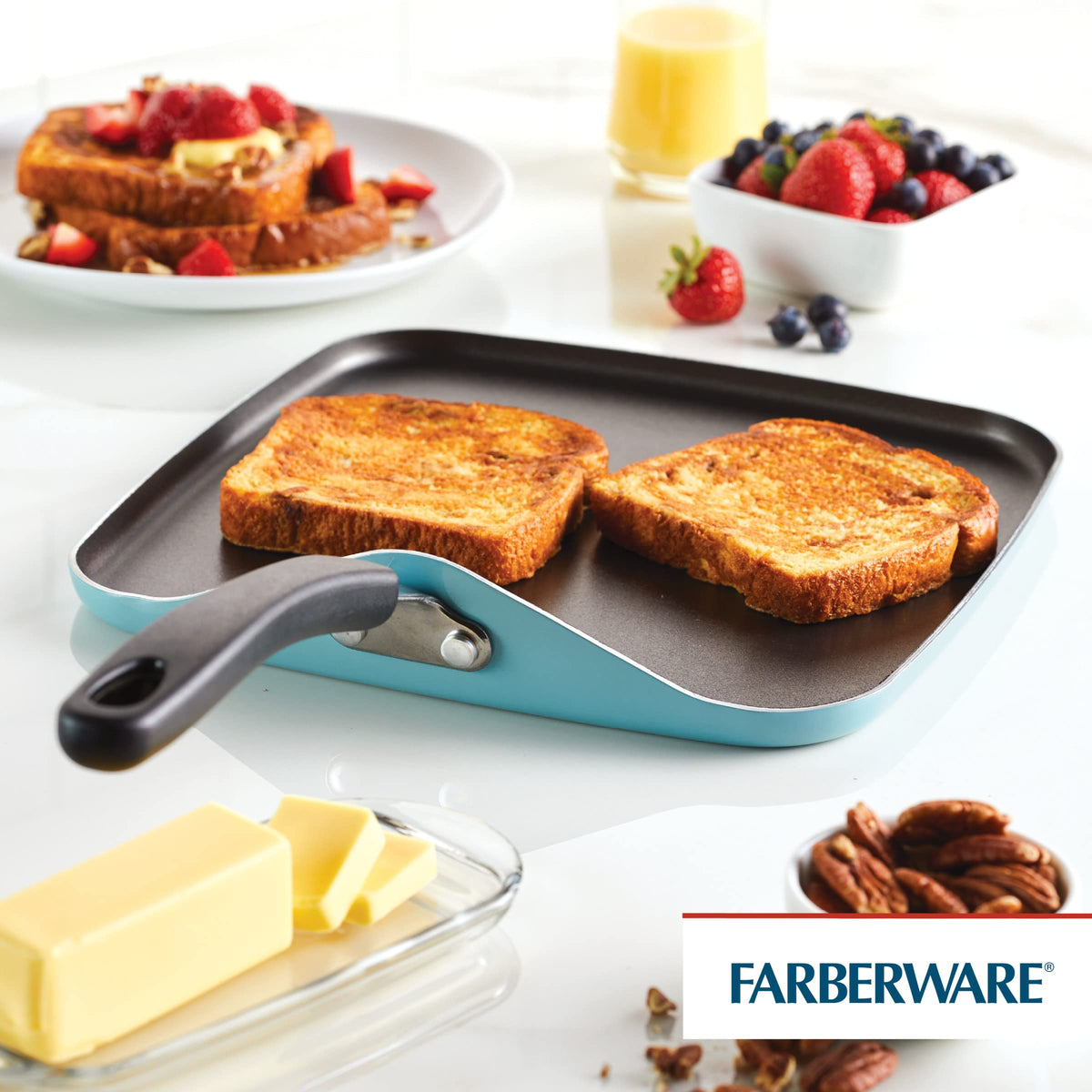 Cookstart DiamondMax Nonstick Square Grill Pan