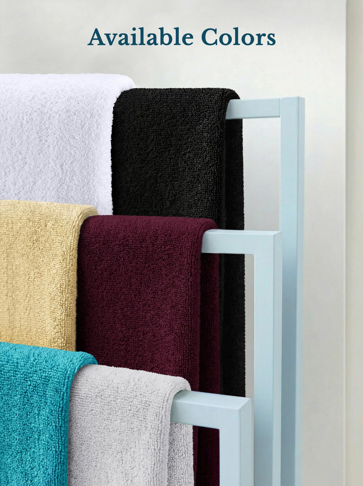 4 Pack Premium Bath Towels (4 Count)