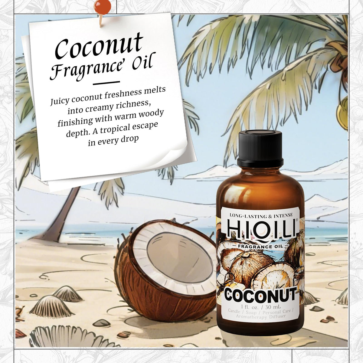 Coconut Fragrance Oil for Soap