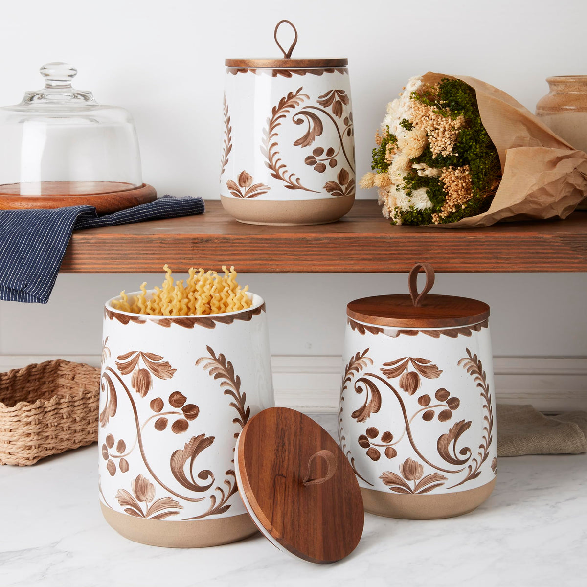 Tabletops Gallery Ceramic Canister Collection (3 Count)