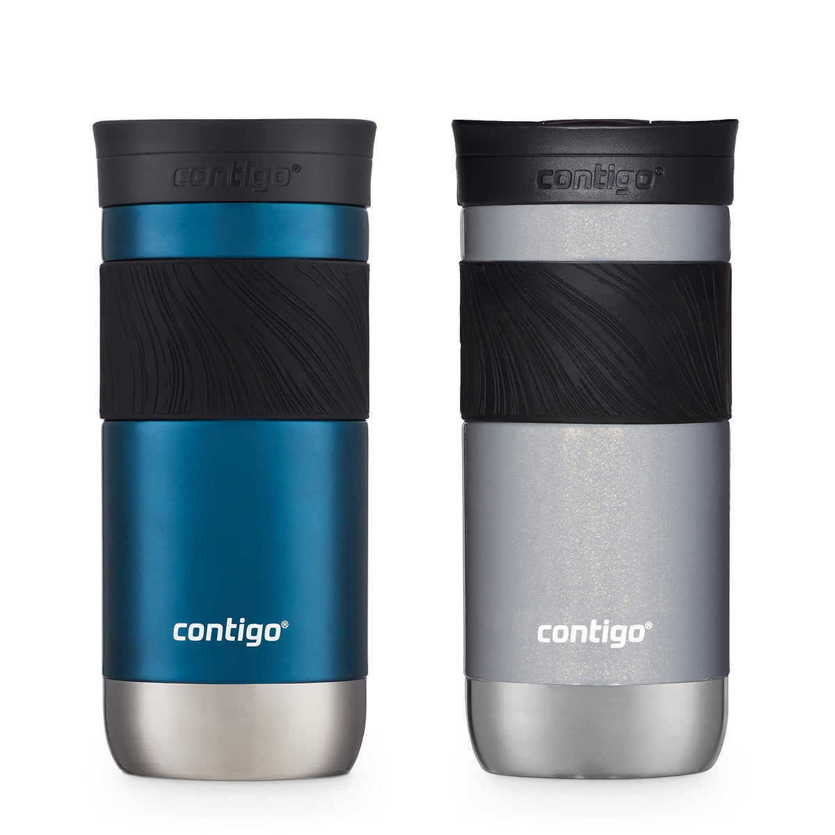Byron 2.0 Snapseal Insulated Stainless Steel Travel Mug with Grip 2 (2 Count)