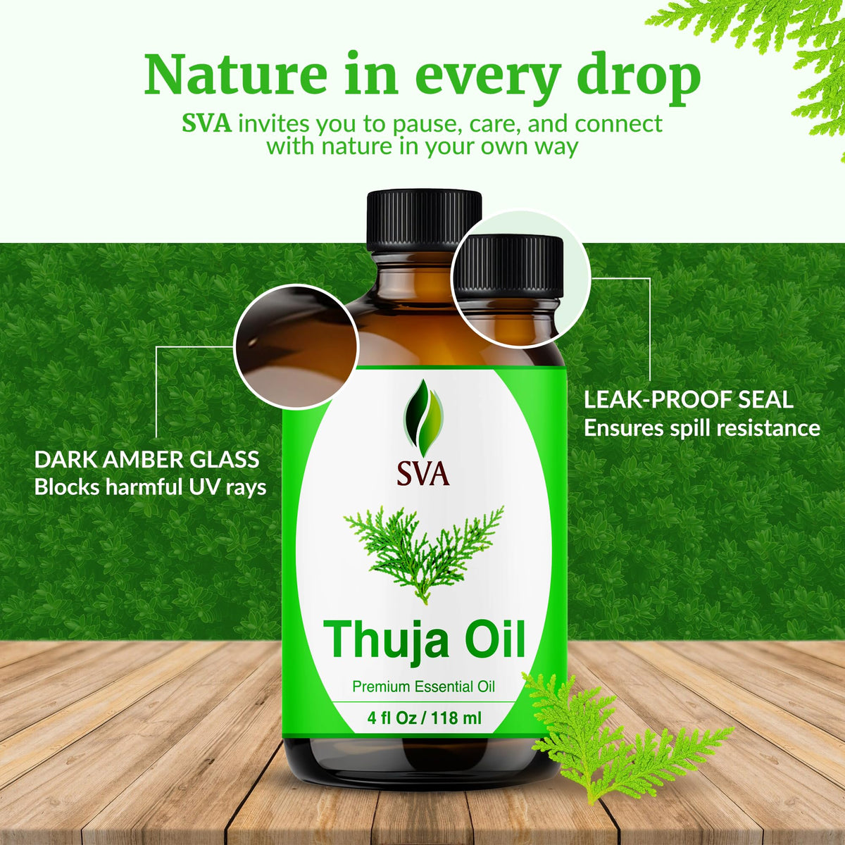 SVA Thuja Essential Oil (4 Fl Oz)