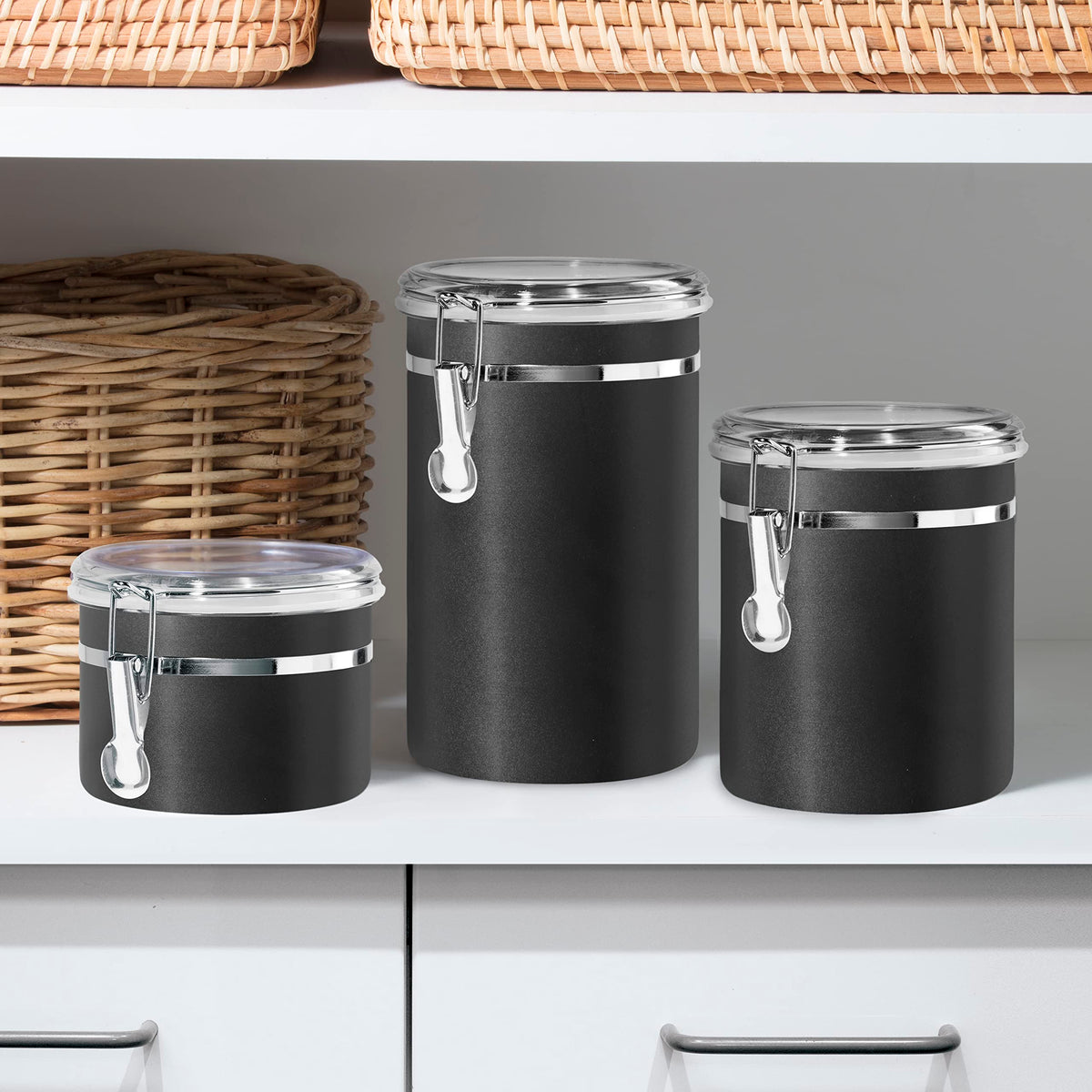 Stainless Steel Kitchen Canister 26 fl oz
