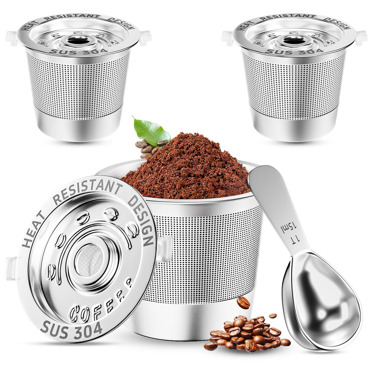 3 Pack Reusable K Cup for Keurig 1.0 (3 Count)