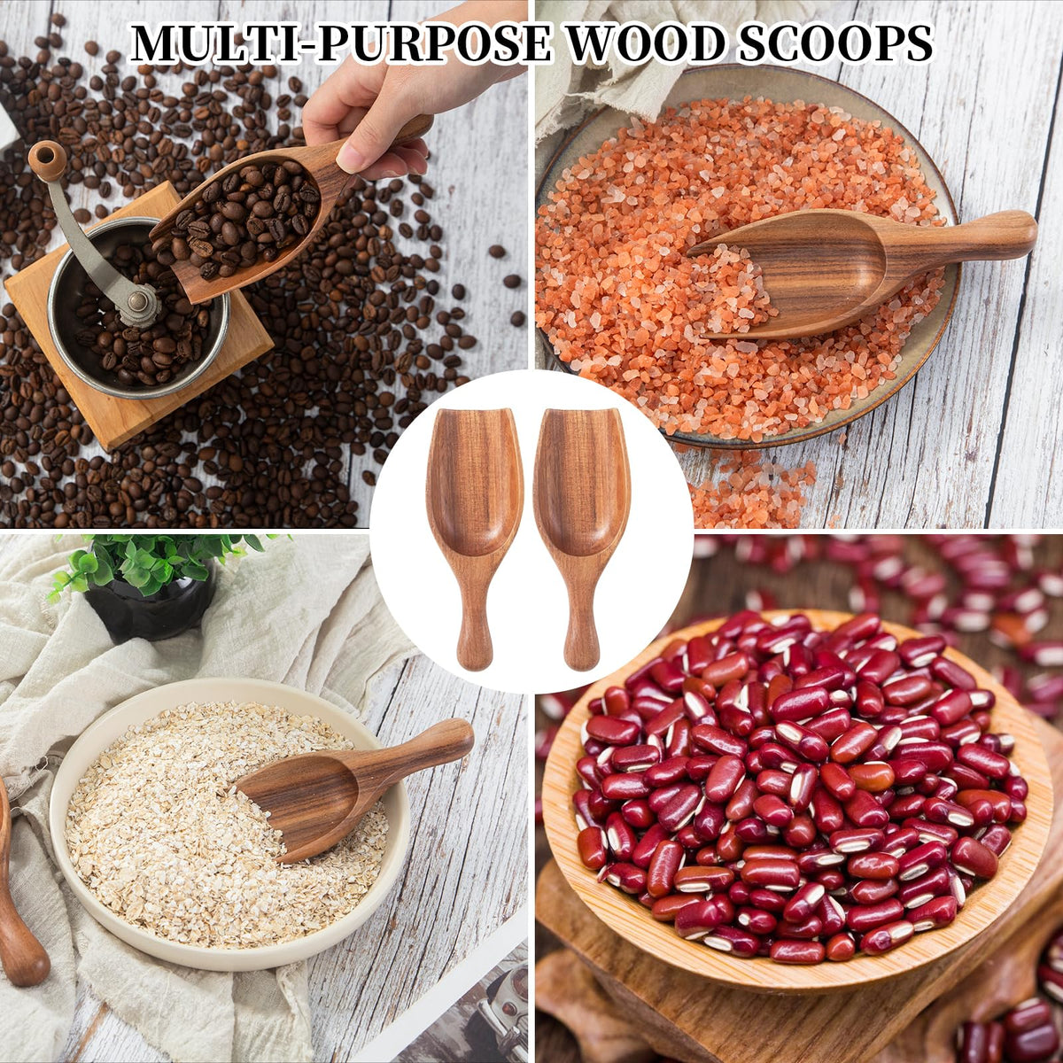 Big Wood Coffee Scoops (4 Count)