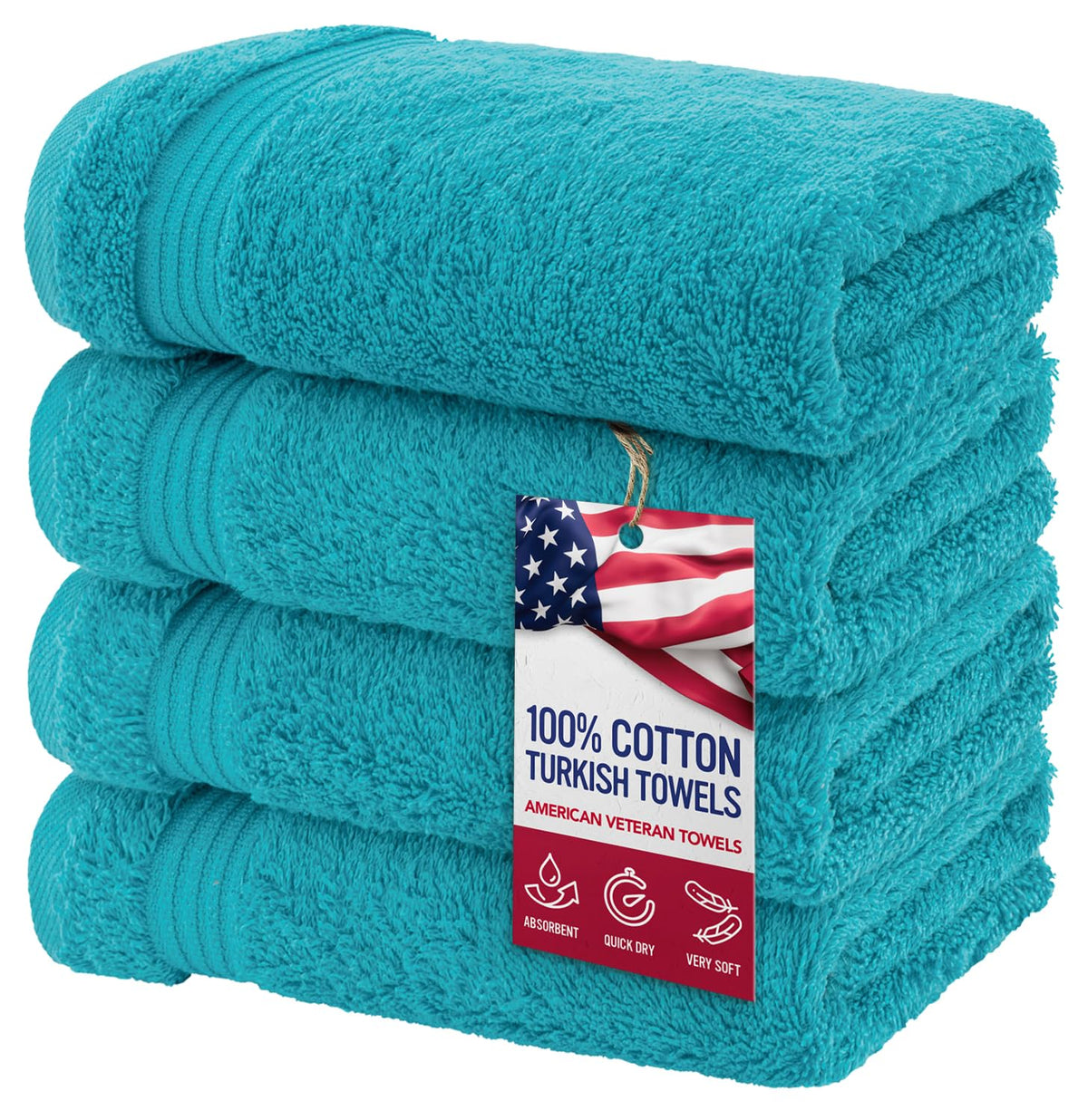 Hand Towels for Bathroom Set of 4 (4 Count)