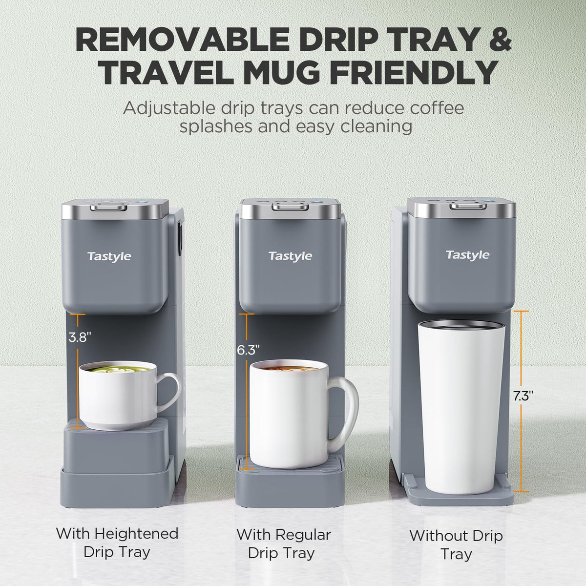 Single Serve Coffee Maker with Built
