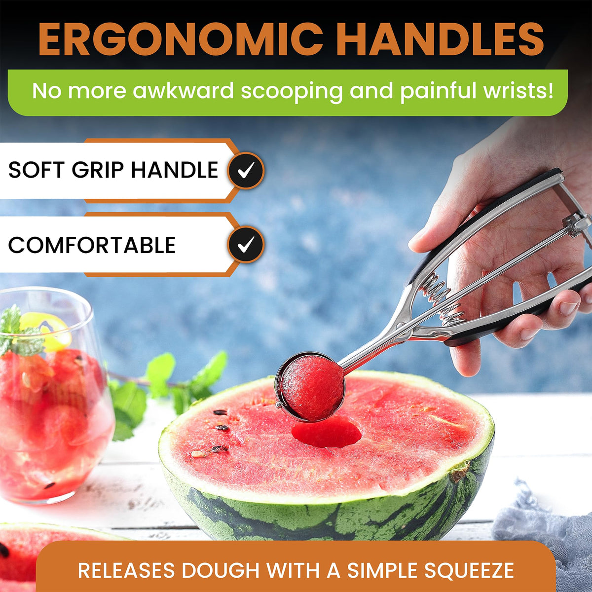 Small Stainless Steel Melon Baller Scoop