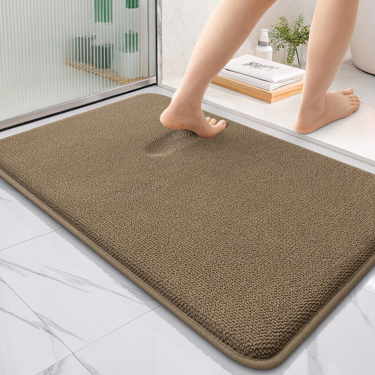 Thick Memory Foam Bathroom Rugs 36x24 (6 Count)