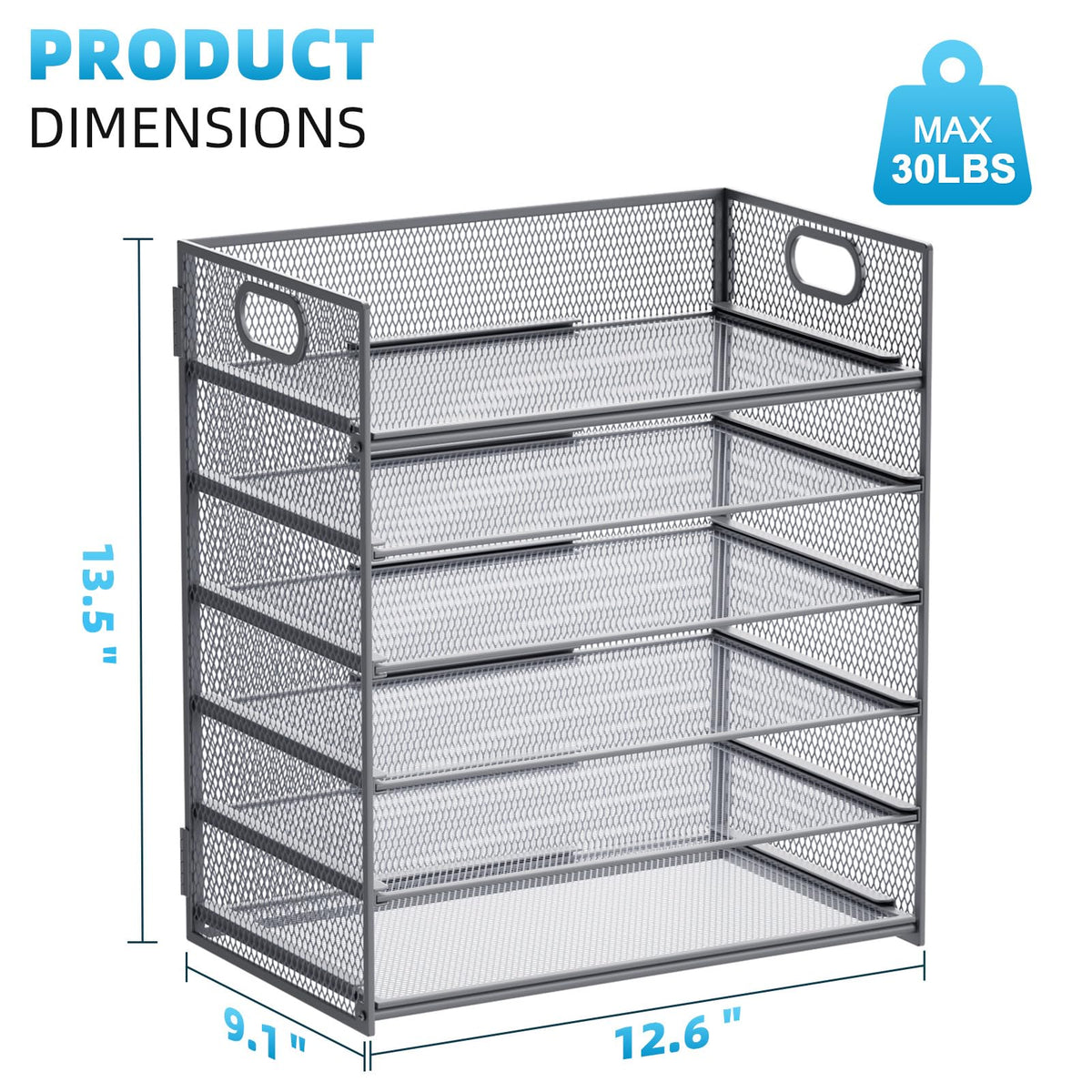 6 Tier Paper Organizer Letter Tray