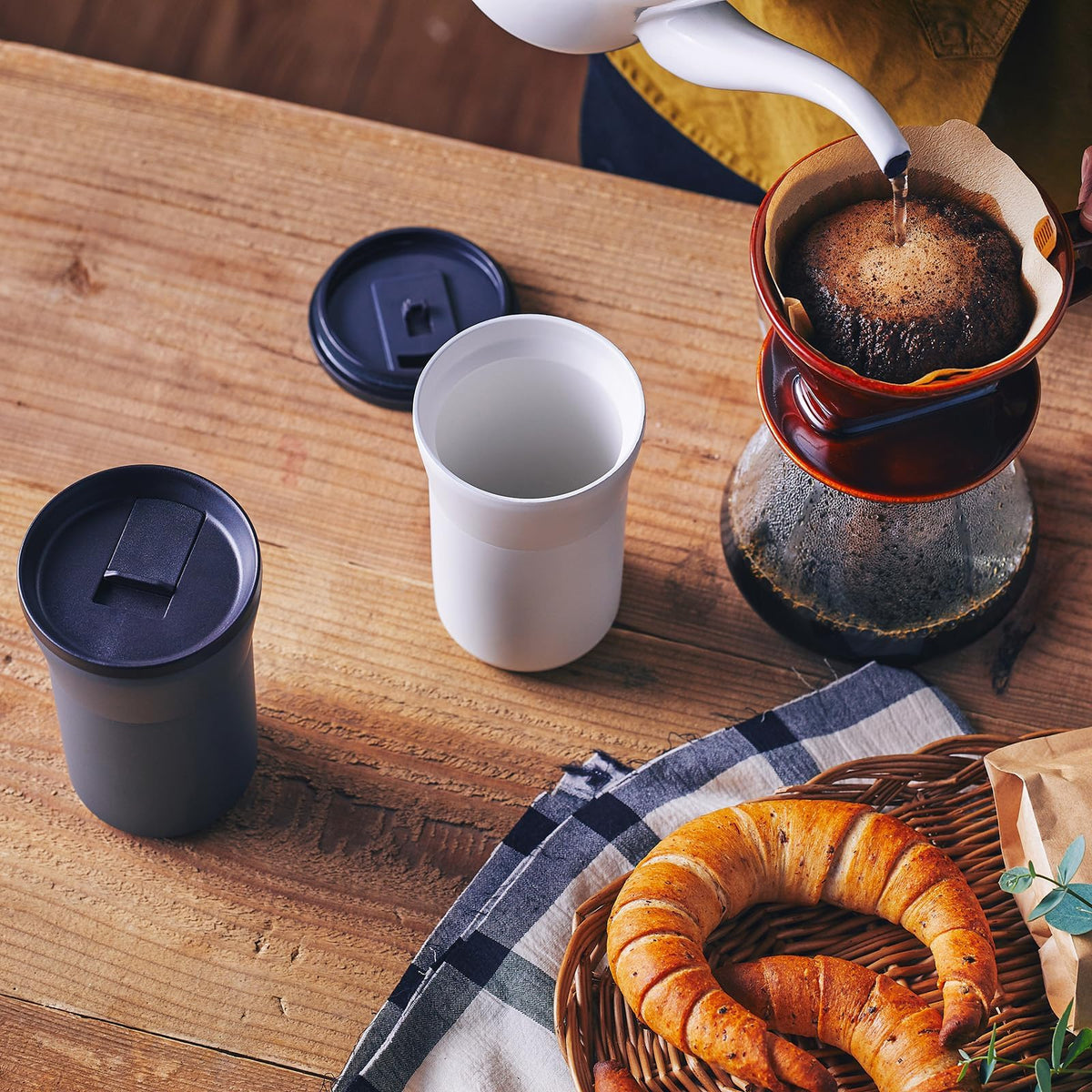 12 oz Ceramic Coated Tumbler with Lid