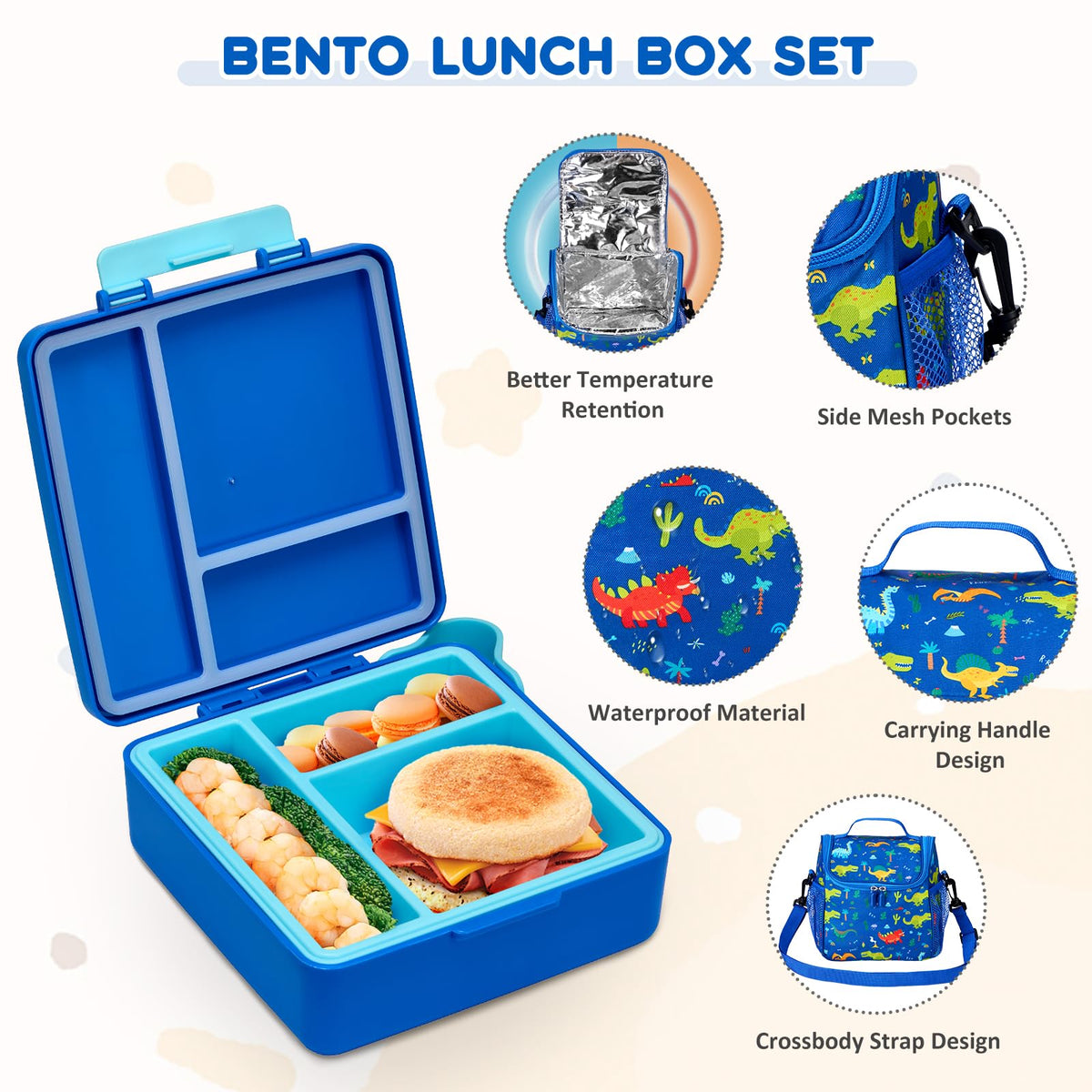 Lunch Box Set with Bento Box Container