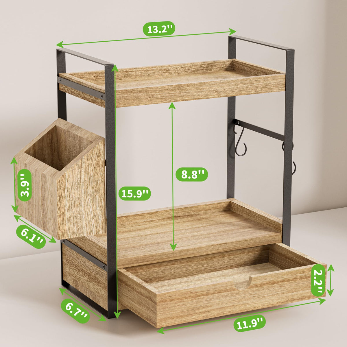 2 Tier Bathroom Counter Organizer