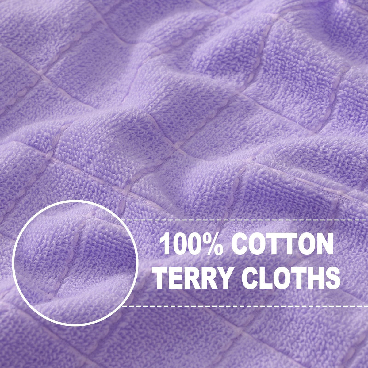 100% Cotton Terry Kitchen Towels (4 Count)