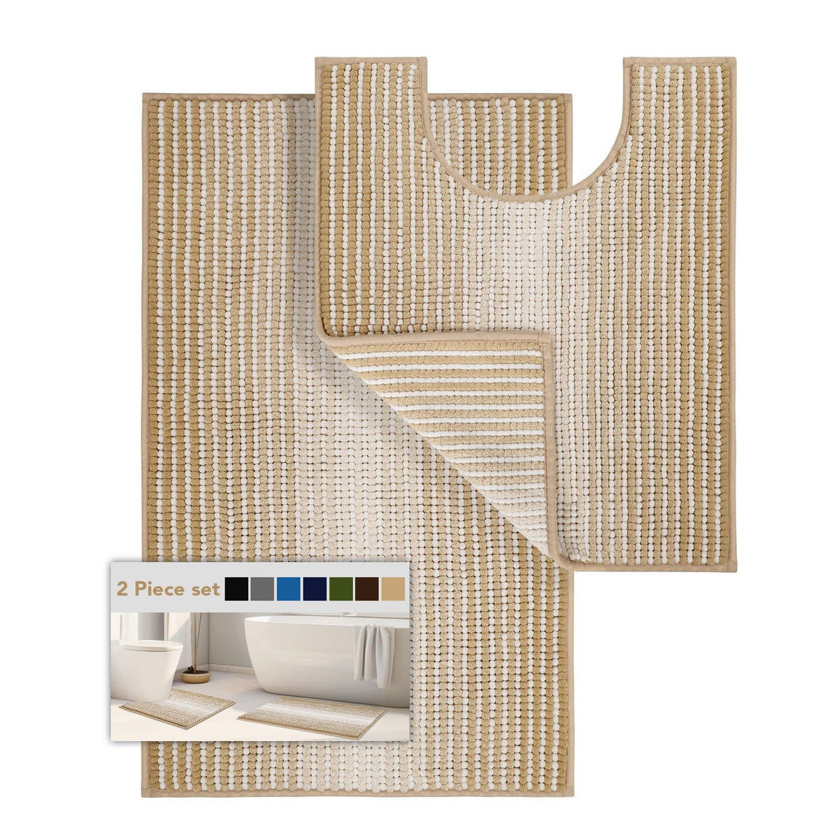 Bathroom Rugs Sets 2 Piece