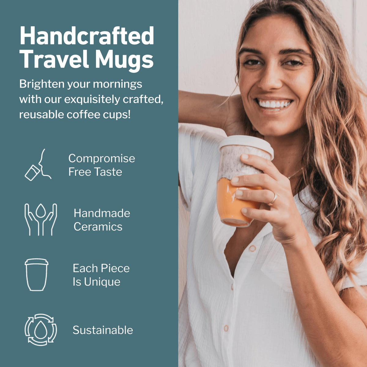 Grapefruit 12oz Travel Mug