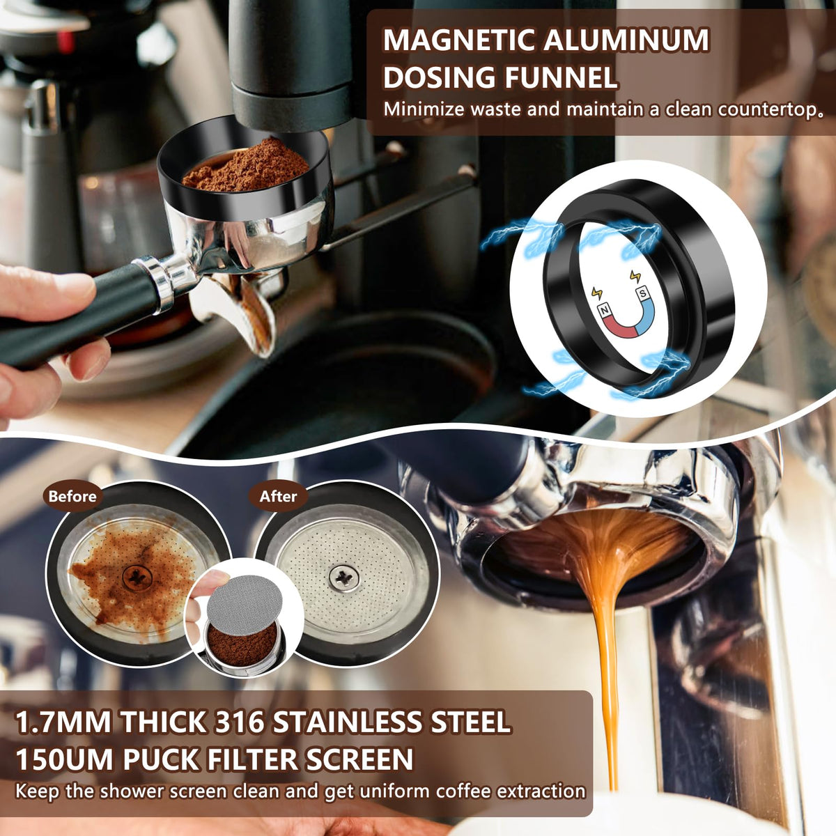 25 PCS Espresso Accessories Kit (25 Count)
