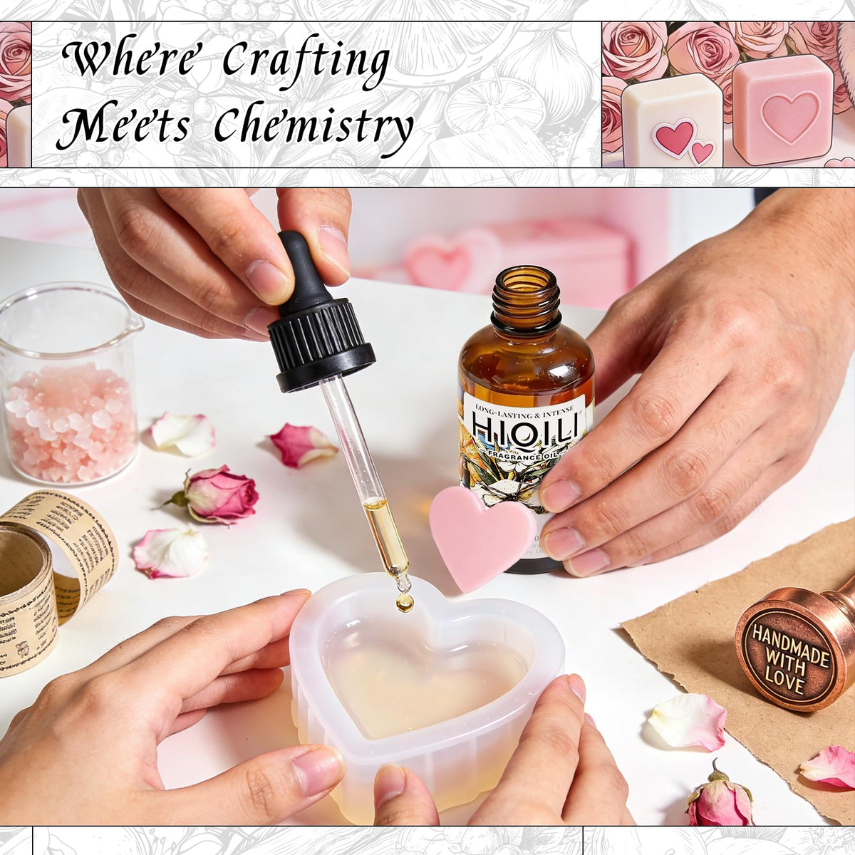 Rose Fragrance Oil for Perfume Making (5.07 Fl Oz)