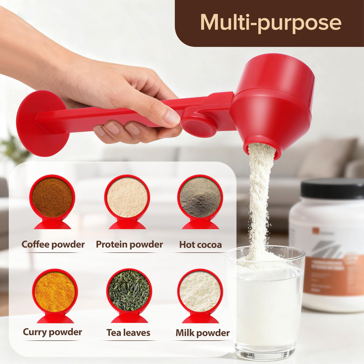 Coffee Scoop Funnel for Ground Coffee (2 Count)