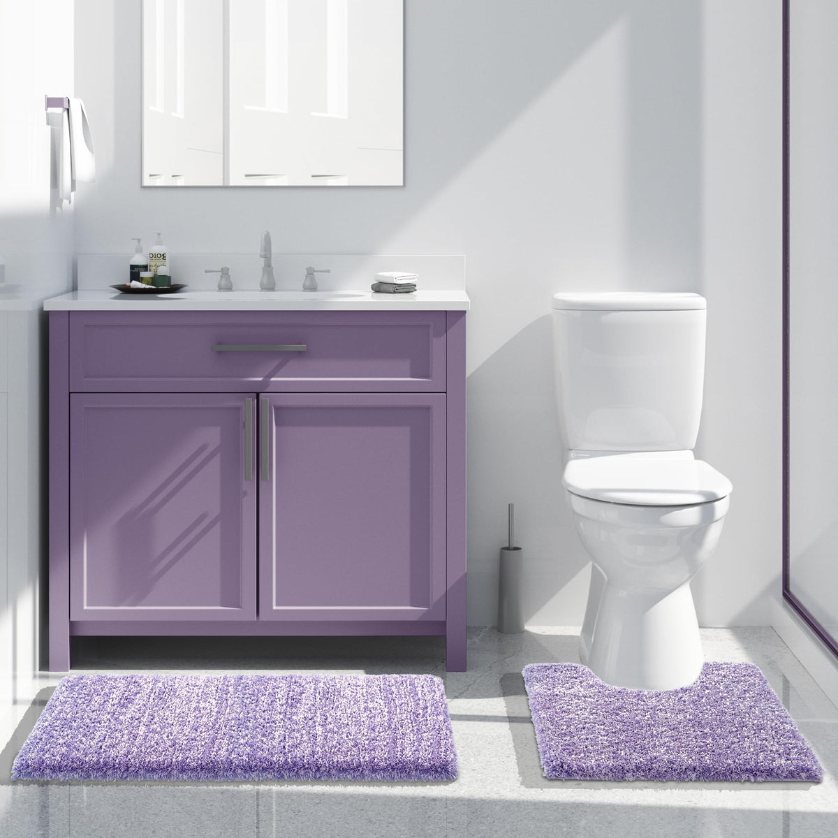 Toilet Rugs U Shaped Washable 24X20