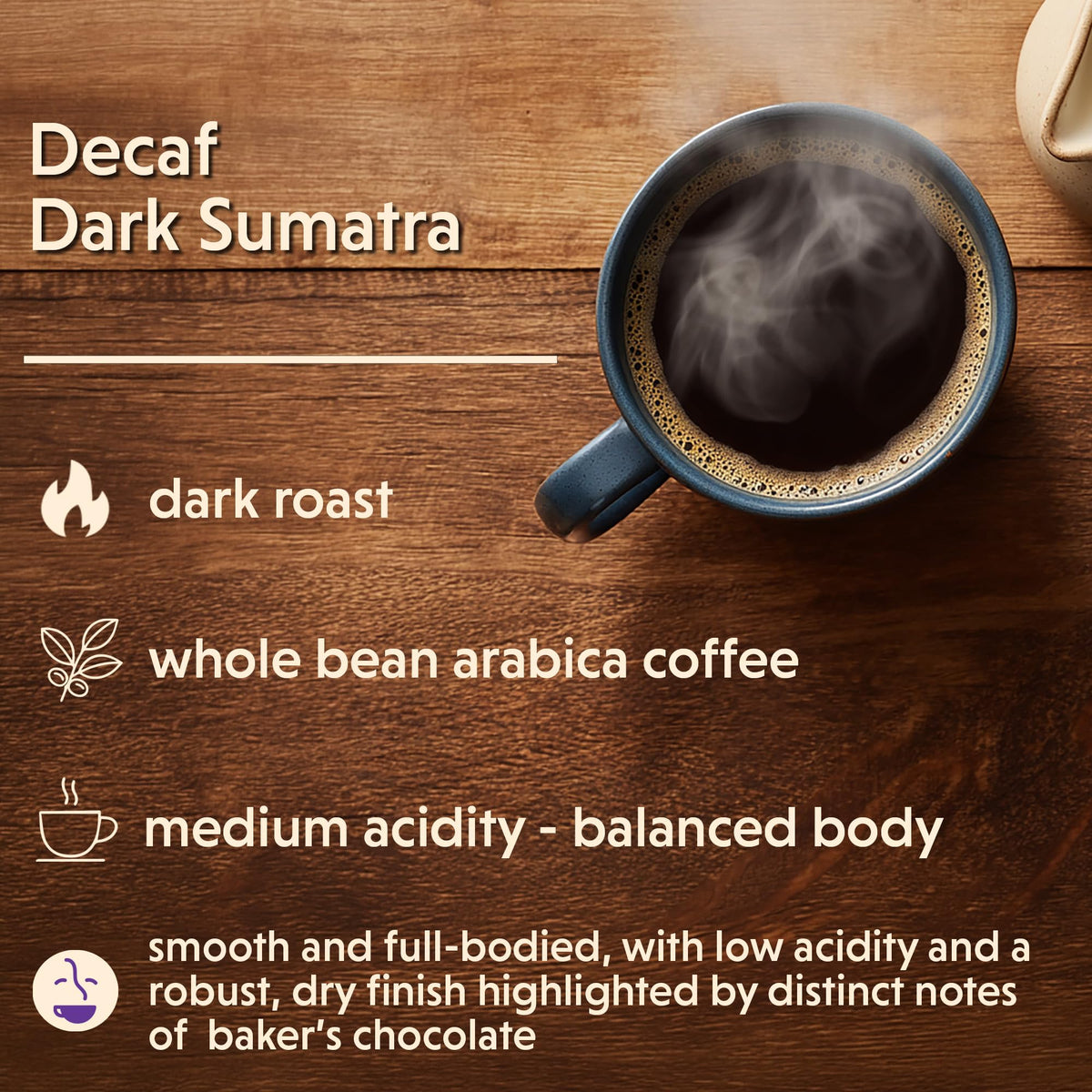 Decaf Dark Sumatra (40 Ounce)