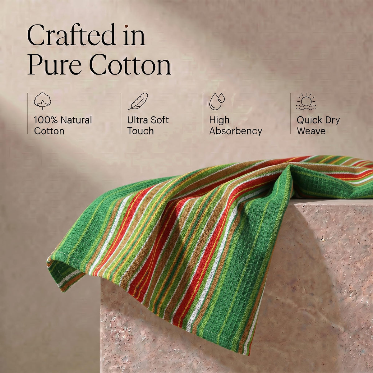 Kitchen Towel Cotton Dish Towel 20”x30” (6 Count)
