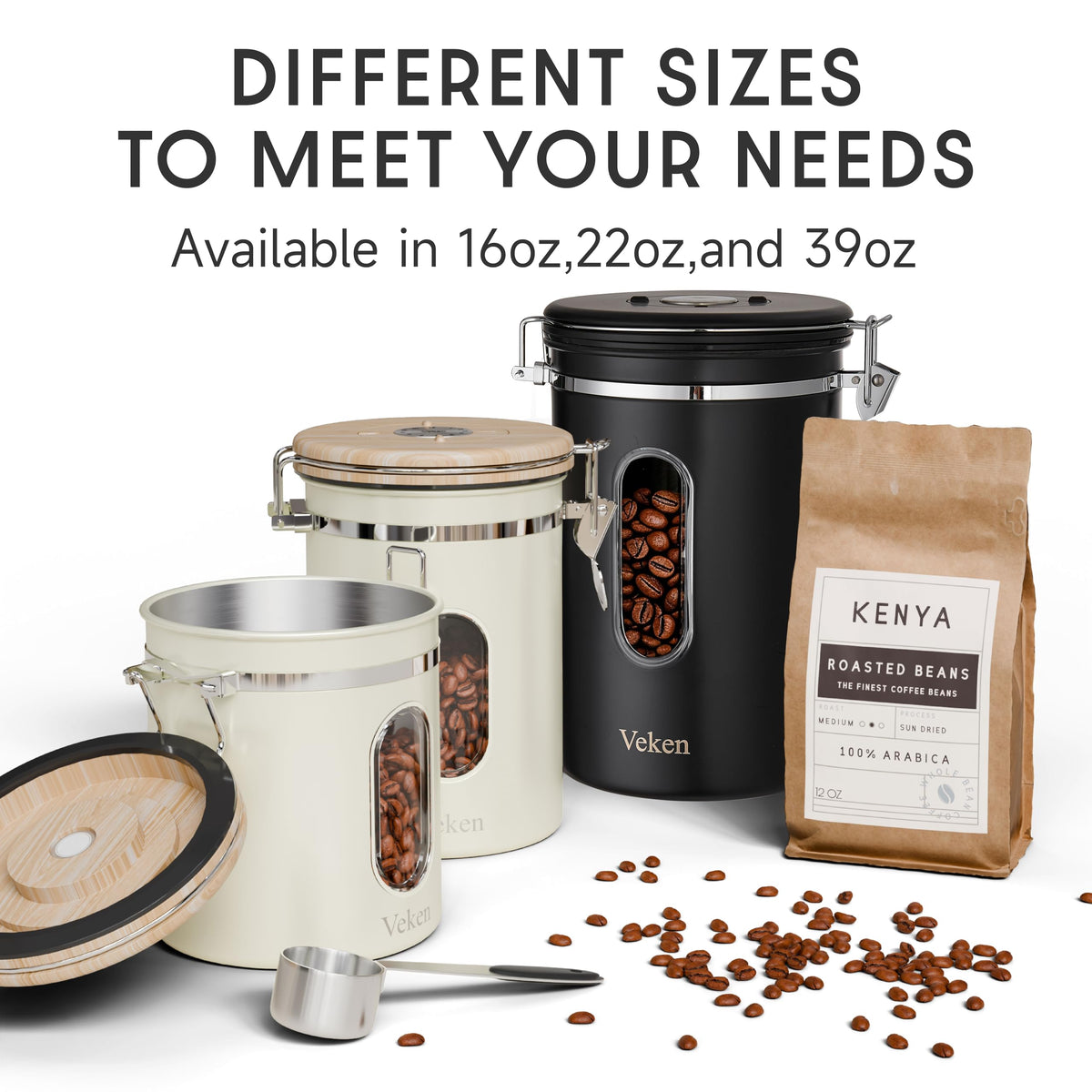 Coffee Canister with Window