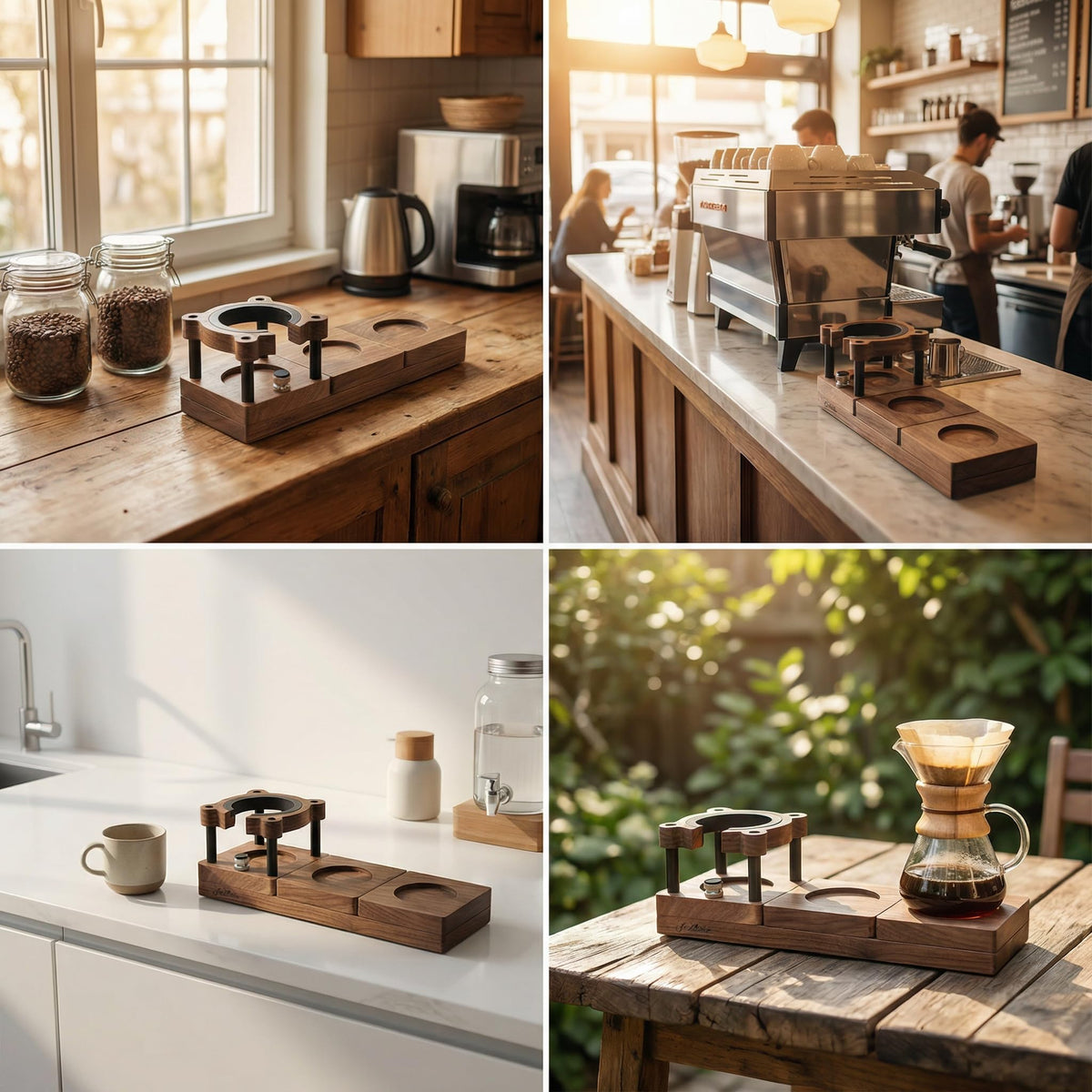 Magnetic Espresso Tamping Station