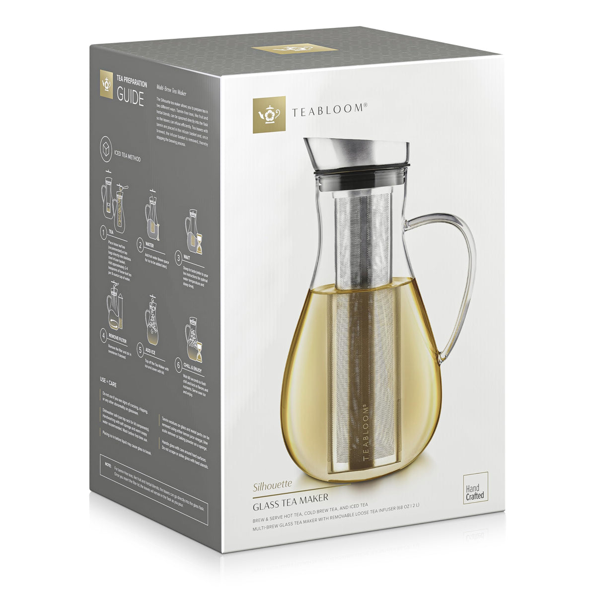 Large Multi Brew Glass Teapot + Kettle + Pitcher