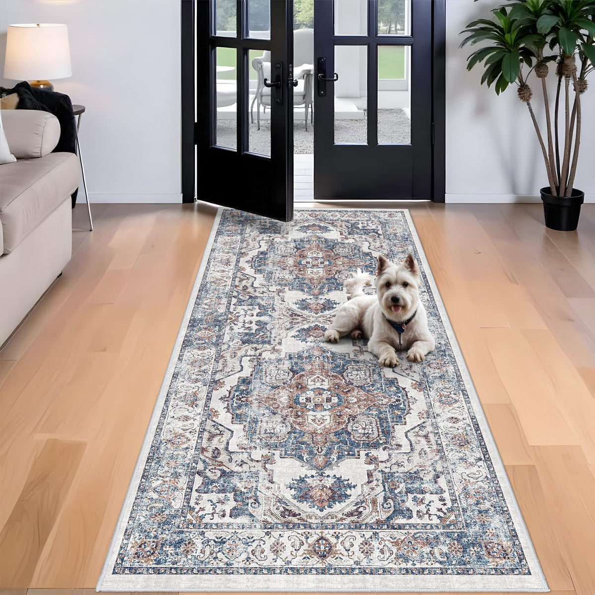 Washable 4x8 Hallway Area Rug (32 Sq Ft)
