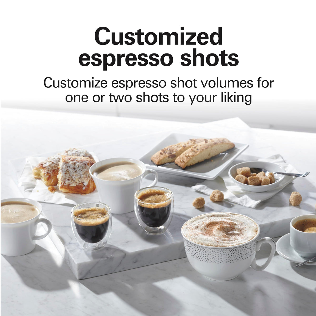 Slide & Lock Espresso Machine With Milk Frother Steam Wand For Cappuccino & Latte