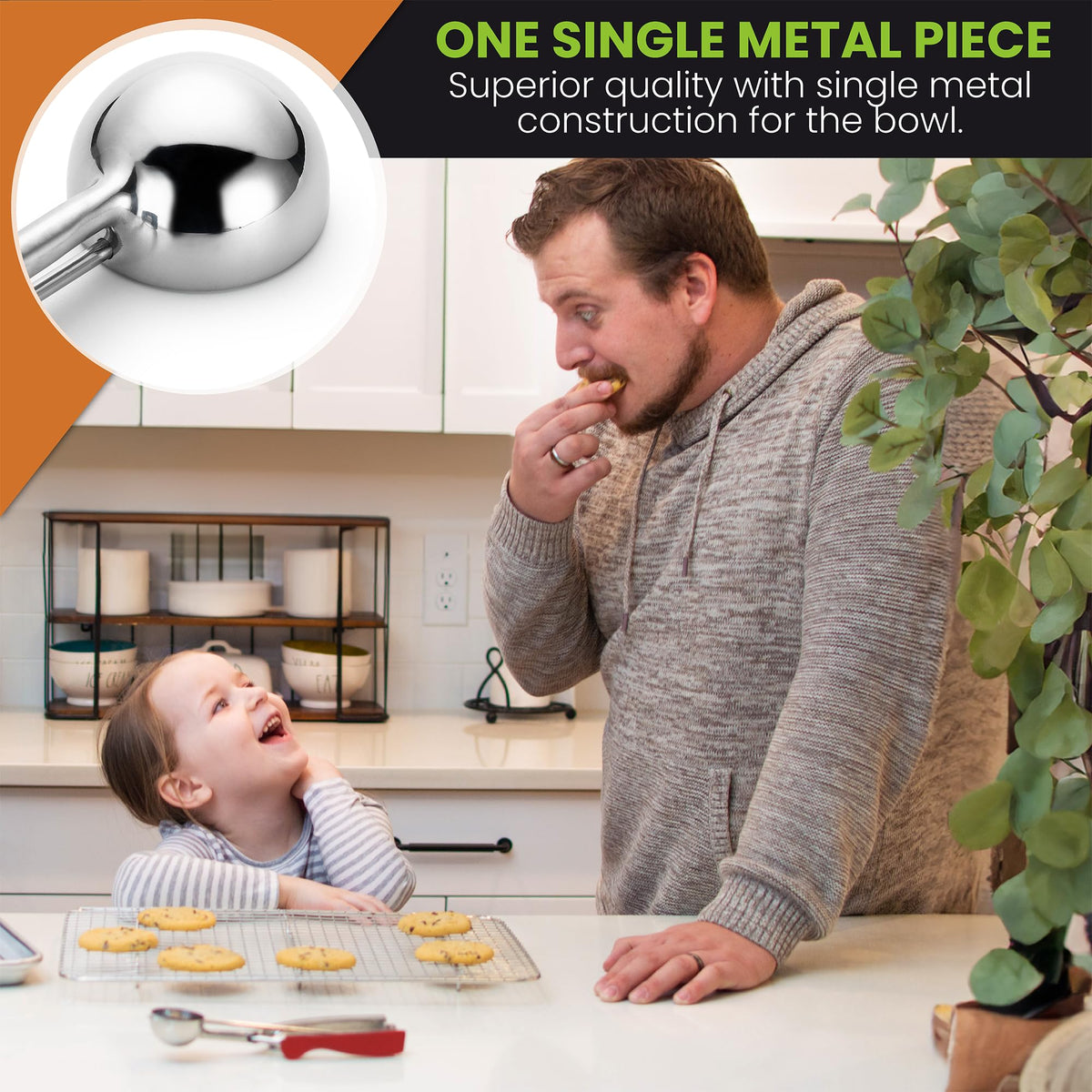 Small Stainless Steel Melon Baller Scoop #60
