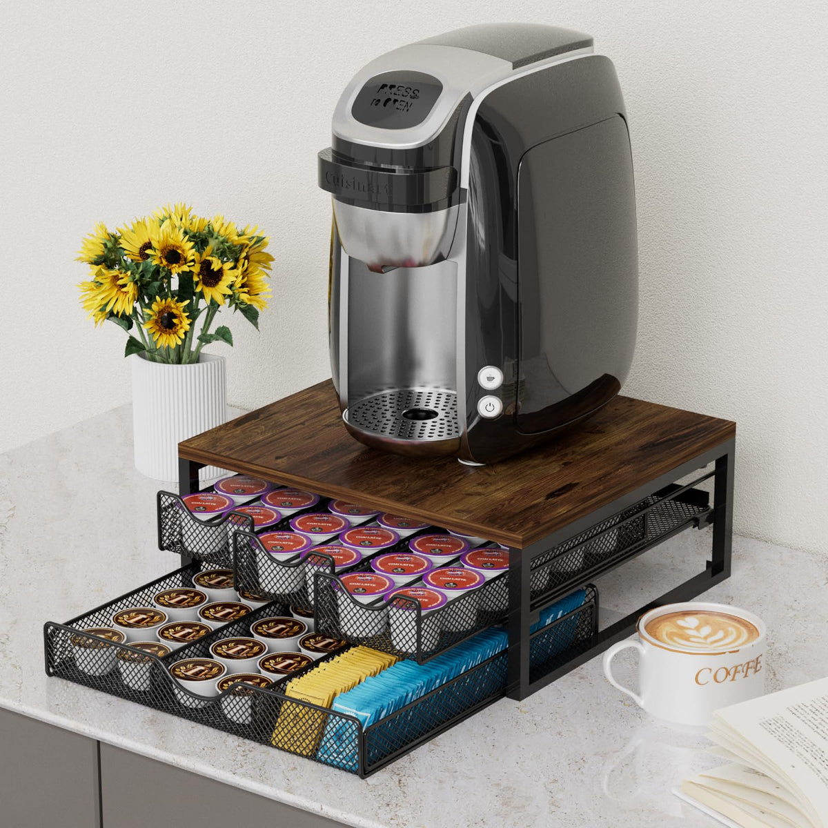 Coffee Pod Holder For Counter