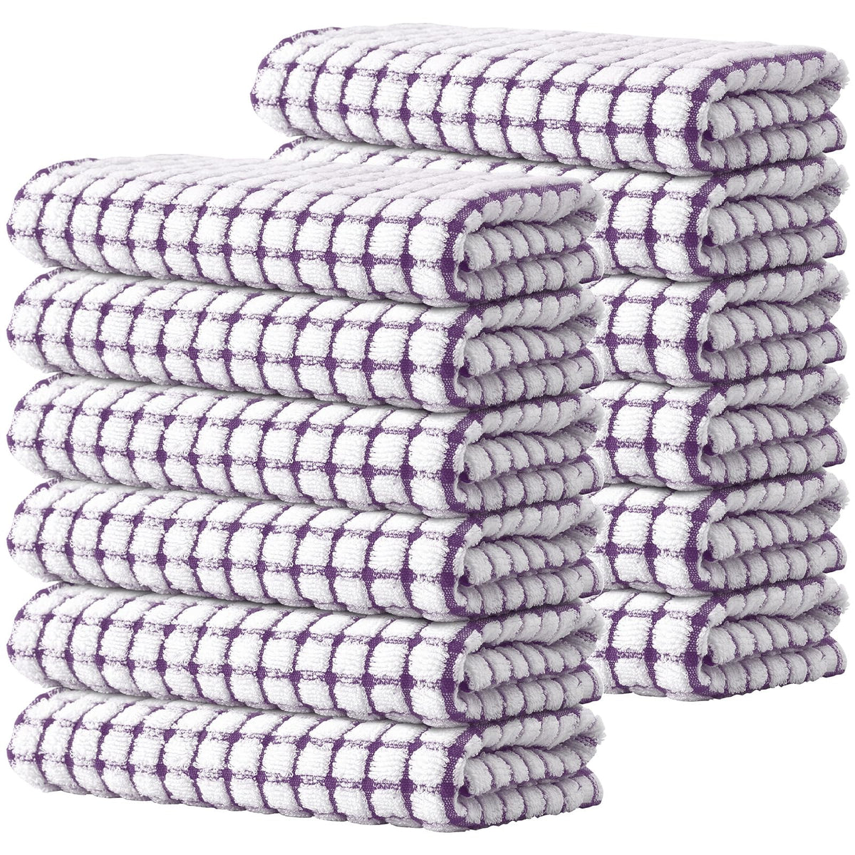 Cotton 12 Pack Terry Kitchen Towels (12 Count)