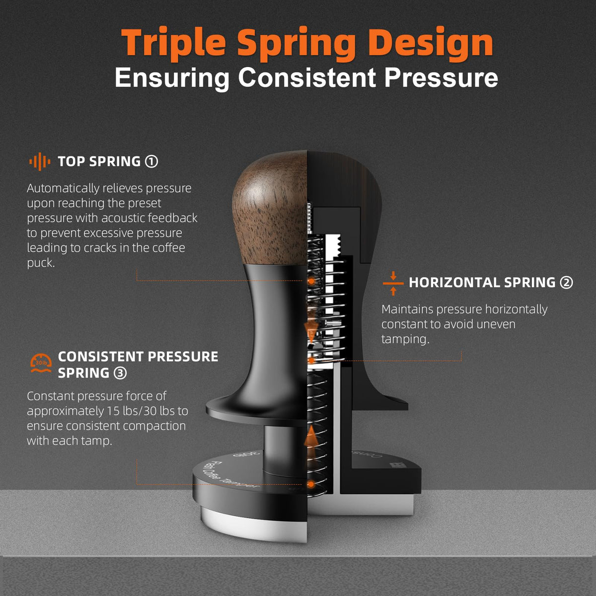 45.5mm Espresso Tamper