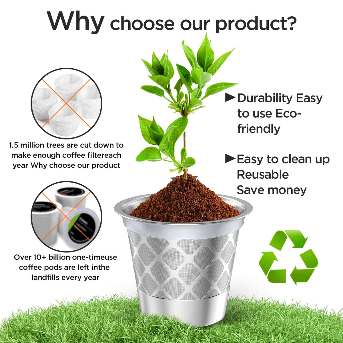Reusable k Cup Coffee Filters