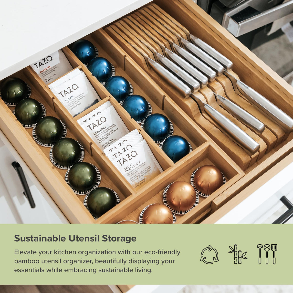 Tea Bag & Coffee Pod Organizer