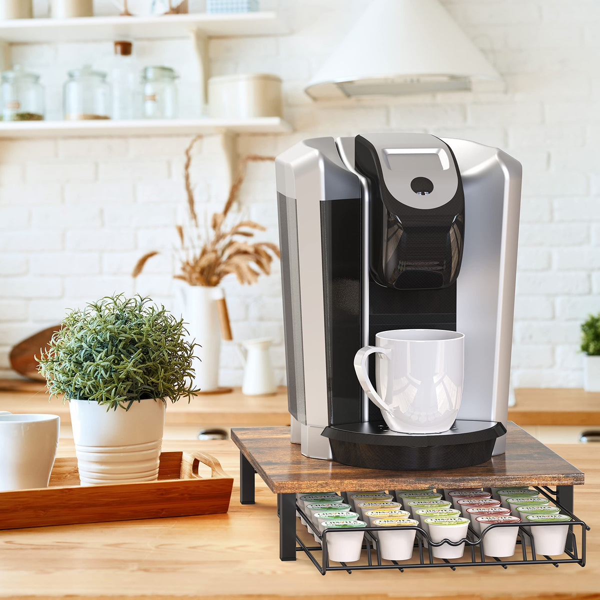 K Cup Holder Drawer for 30 Coffee Pods Storage