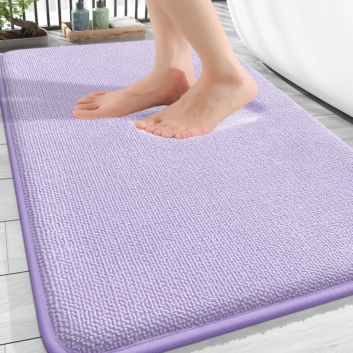 Thick Memory Foam Bathroom Rugs 30x20