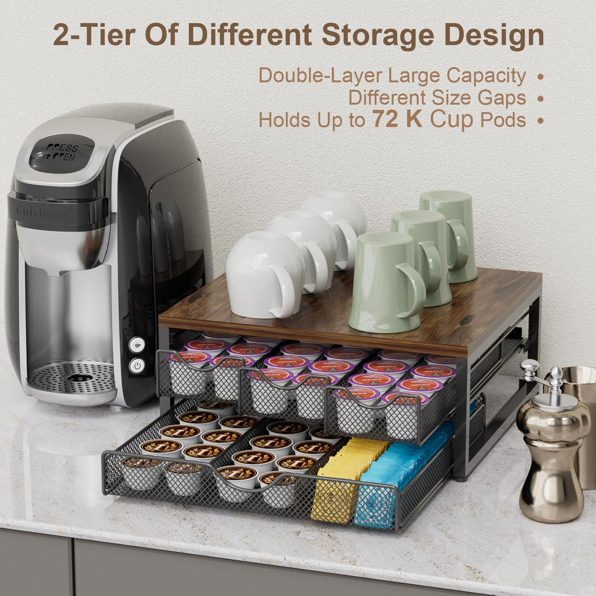 Coffee Pod Holder For Counter